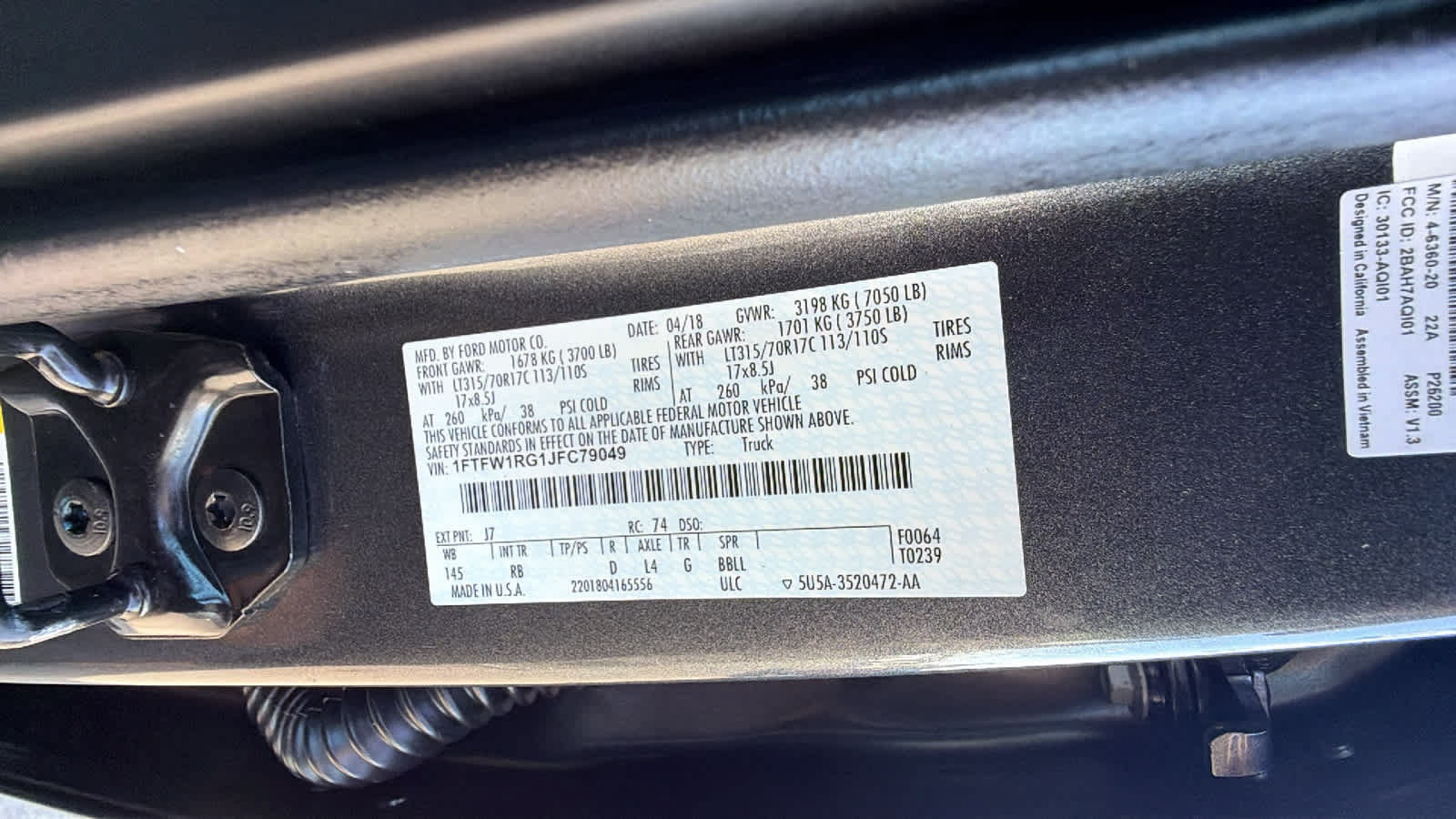 Used 2018 Ford F150 Raptor w/ Equipment Group 802A Luxury AWD/4WD image 30