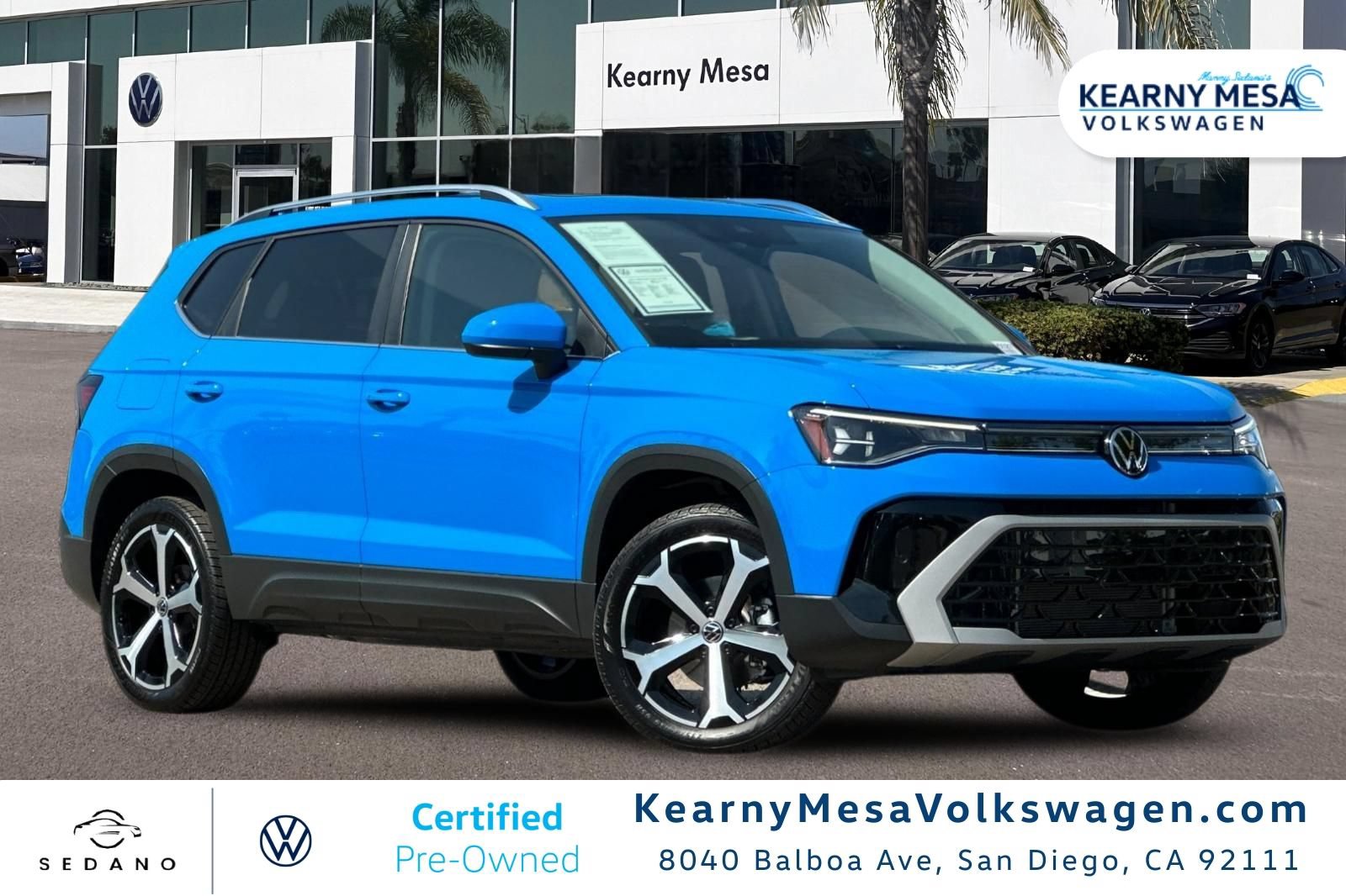Used 2025 Volkswagen Taos SEL AWD/4WD image 1