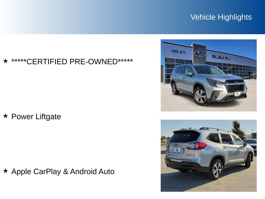 Certified 2025 Subaru Ascent Premium AWD/4WD image 5