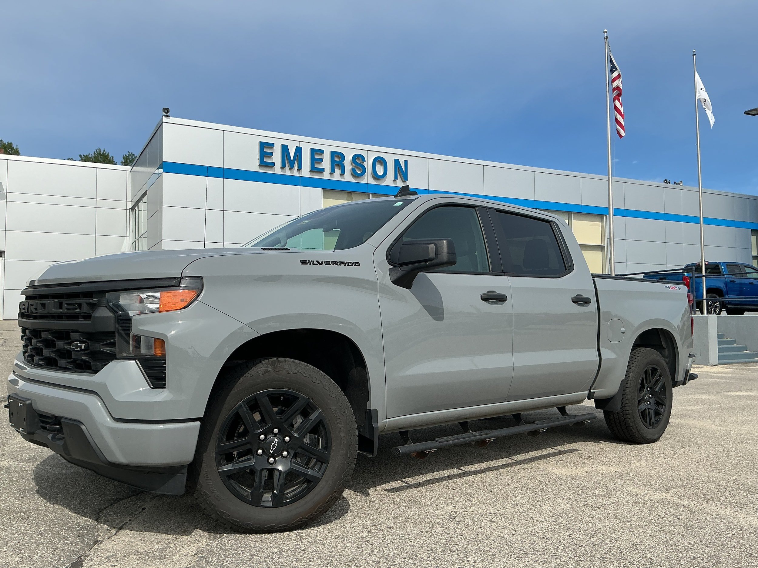 Certified 2025 Chevrolet Silverado 1500 Custom w/ LPO, Dark Essentials Package