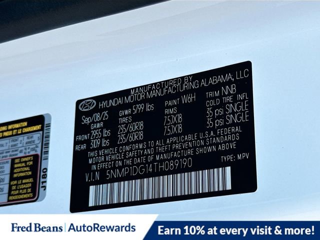 New 2026 Hyundai Santa Fe SE image 8