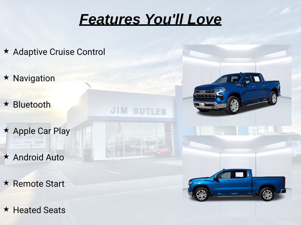 Used 2022 Chevrolet Silverado 1500 LTZ w/ Technology Package AWD/4WD image 10