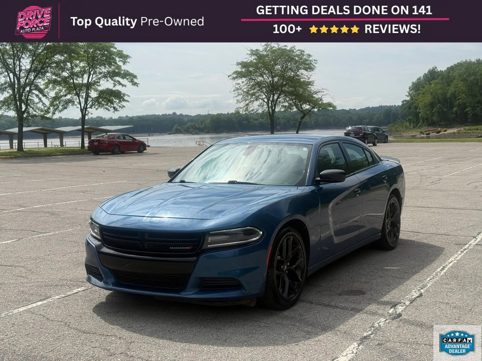 Used 2021 Dodge Charger SXT w/ Blacktop Package RWD image 1