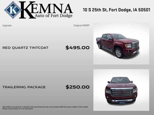 Used 2017 GMC Canyon SLT w/ Trailering Package AWD/4WD image 4