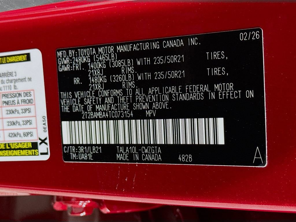 New 2026 Lexus RX 350 FWD image 24