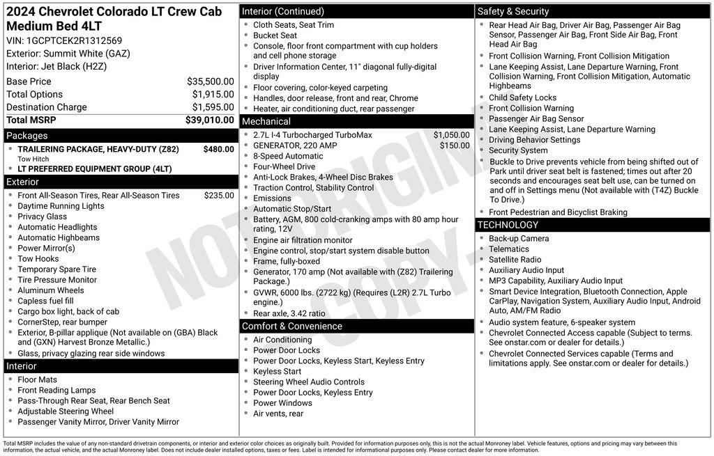 Used 2024 Chevrolet Colorado LT AWD/4WD image 4