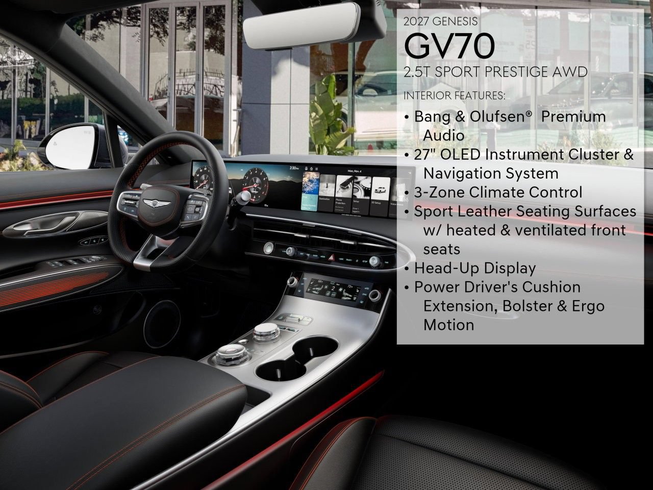 New 2027 Genesis GV70 2.5T Sport Prestige AWD/4WD image 21
