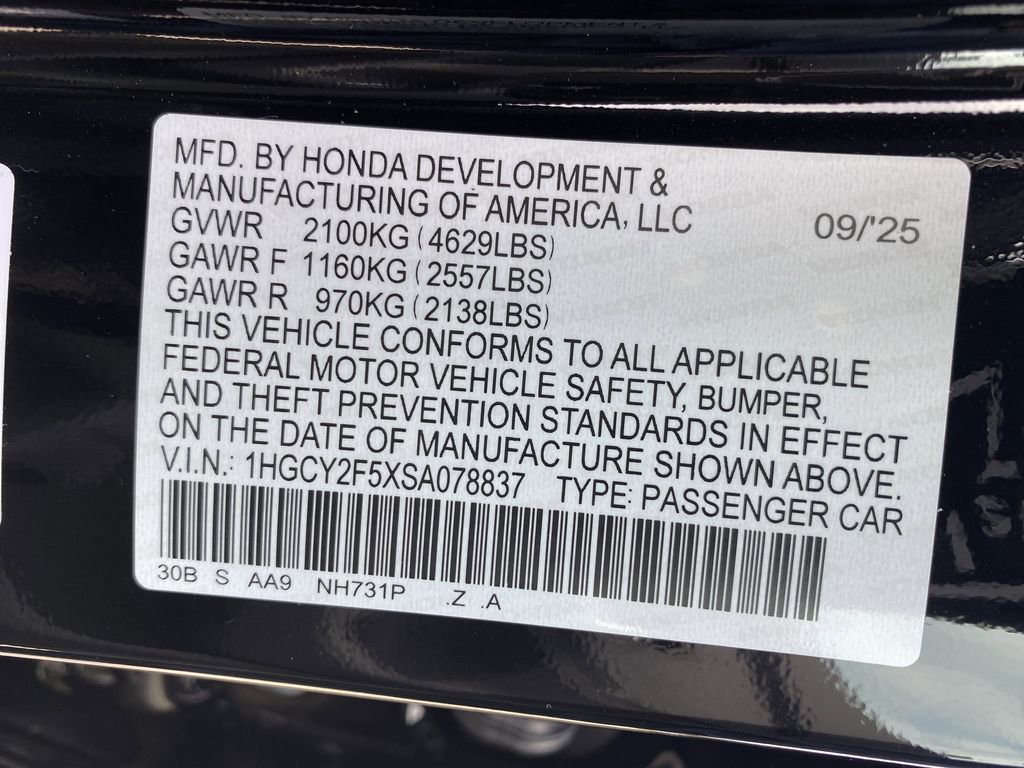 New 2025 Honda Accord Sport image 38
