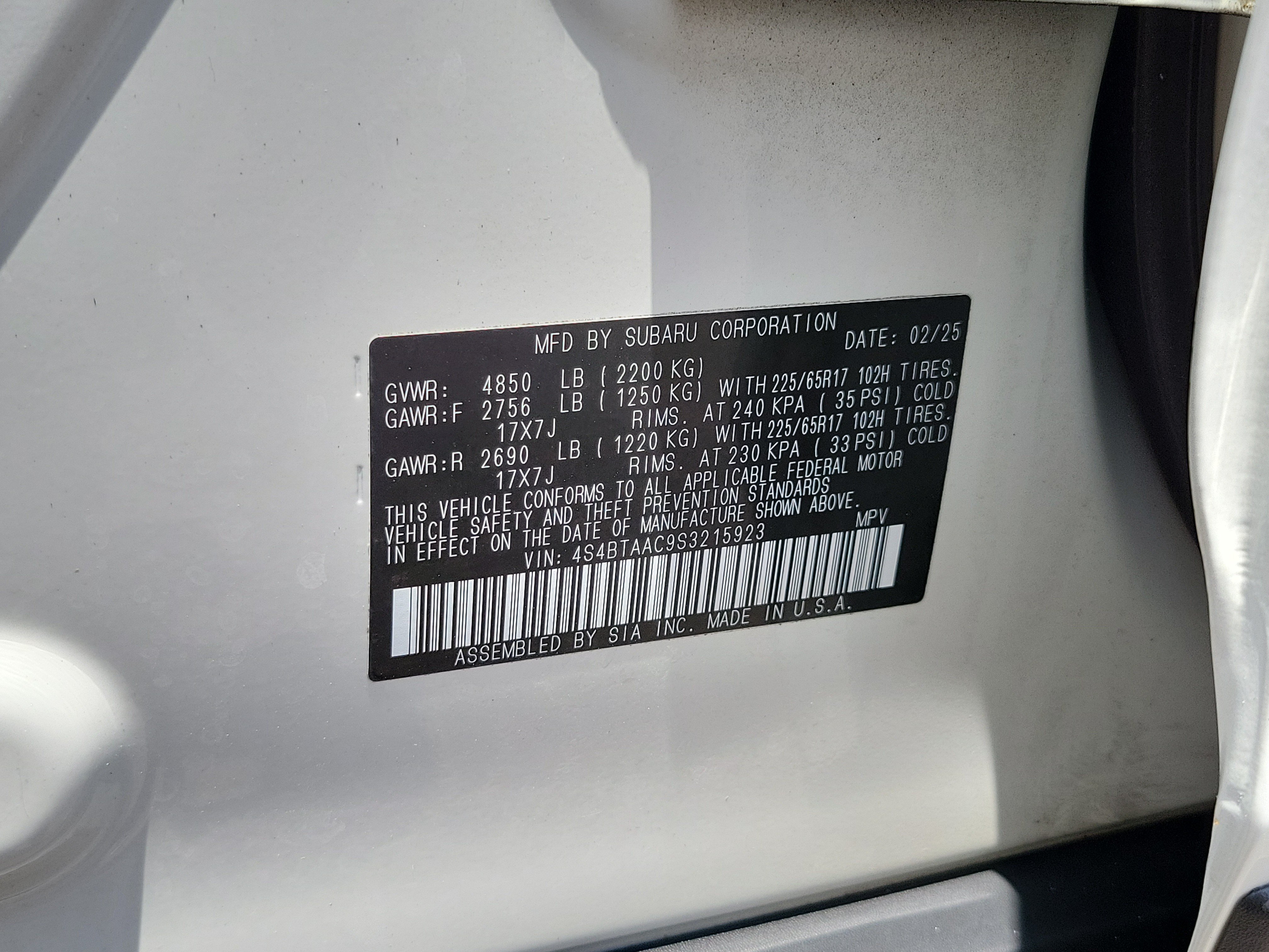 Used 2025 Subaru Outback AWD/4WD image 30