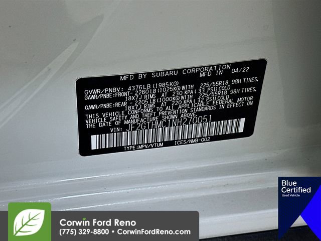 Used 2022 Subaru Crosstrek 2.5i Limited w/ Popular Package #4A image 34