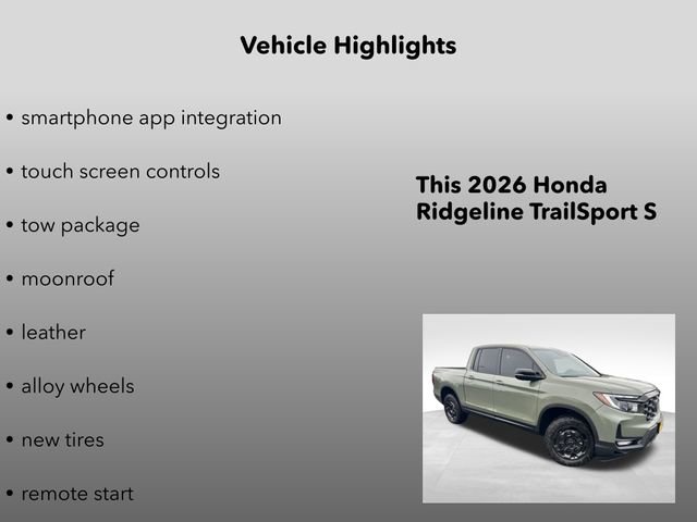 New 2026 Honda Ridgeline TrailSport+ image 15