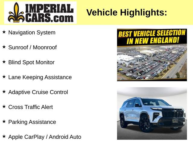 Used 2025 Chevrolet Traverse RS w/ LPO, Floor Liner Package image 7