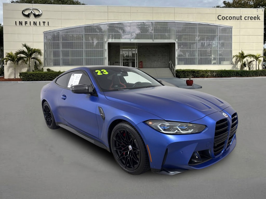 Used 2023 BMW M4 Coupe w/ M Carbon Exterior Package RWD image 2