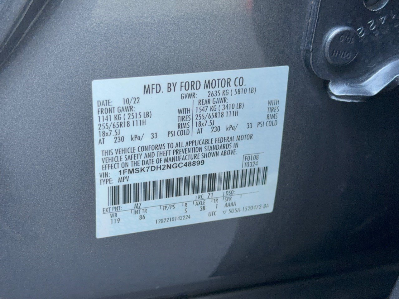 Used 2022 Ford Explorer XLT RWD image 31