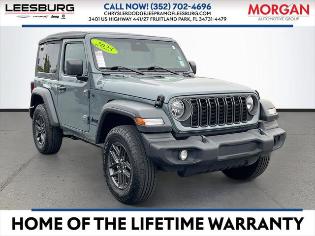 Certified 2025 Jeep Wrangler Sport AWD/4WD image 1