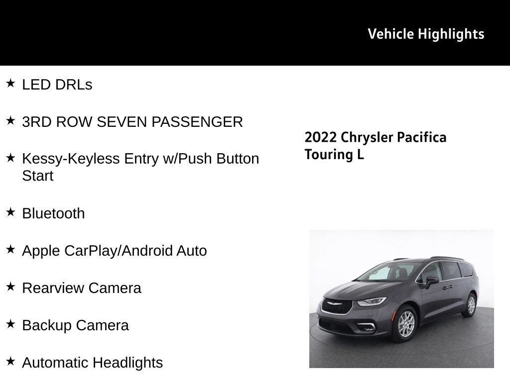 Used 2022 Chrysler Pacifica Touring-L FWD image 30