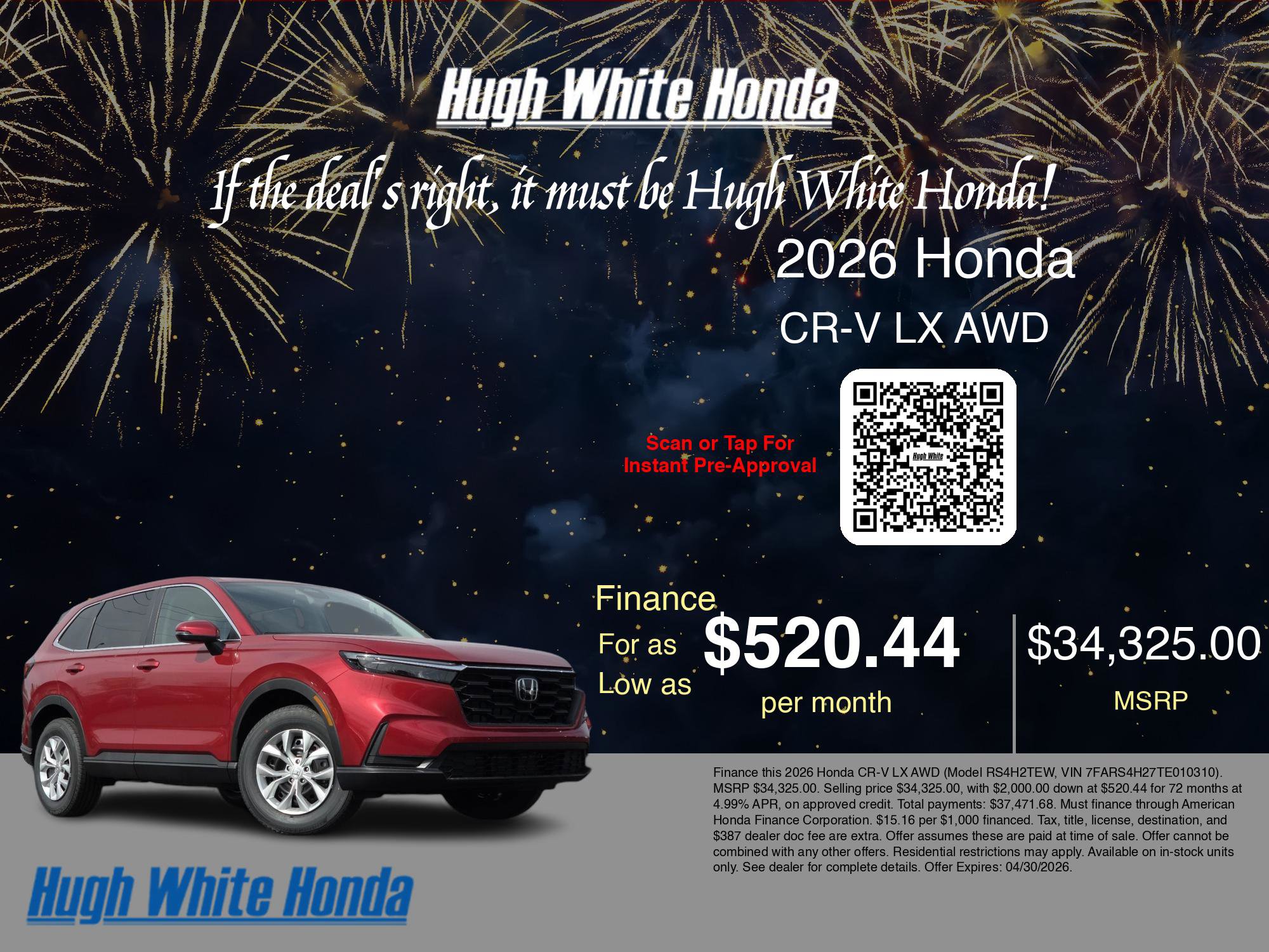 New 2026 Honda CR-V LX image 7