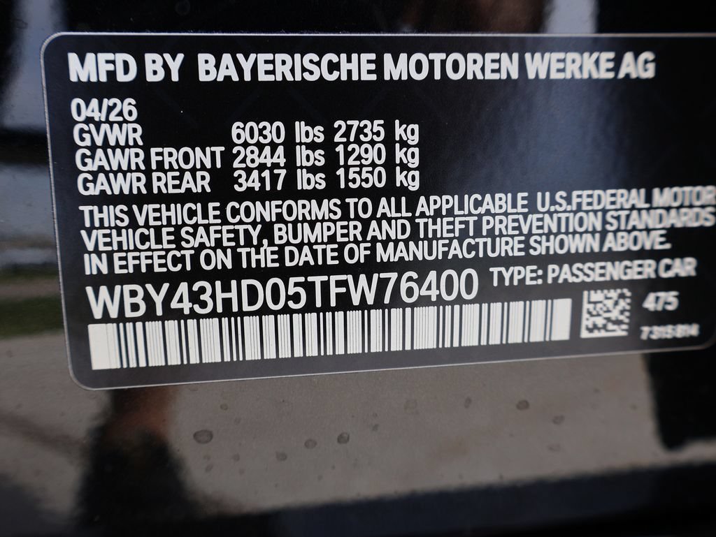 New 2026 BMW i4 xDrive40i w/ M Sport Package AWD/4WD image 43