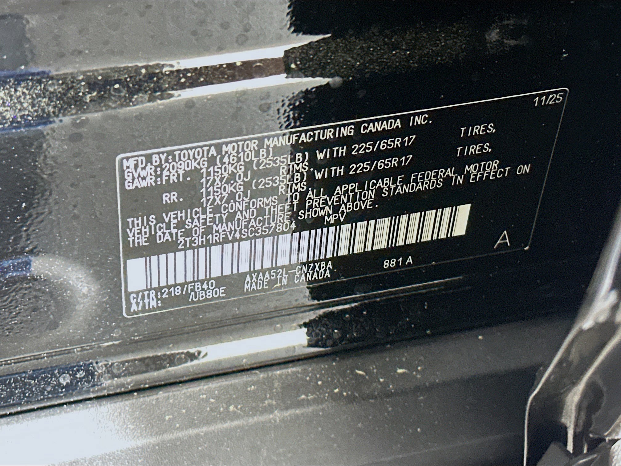 Used 2025 Toyota RAV4 LE image 12