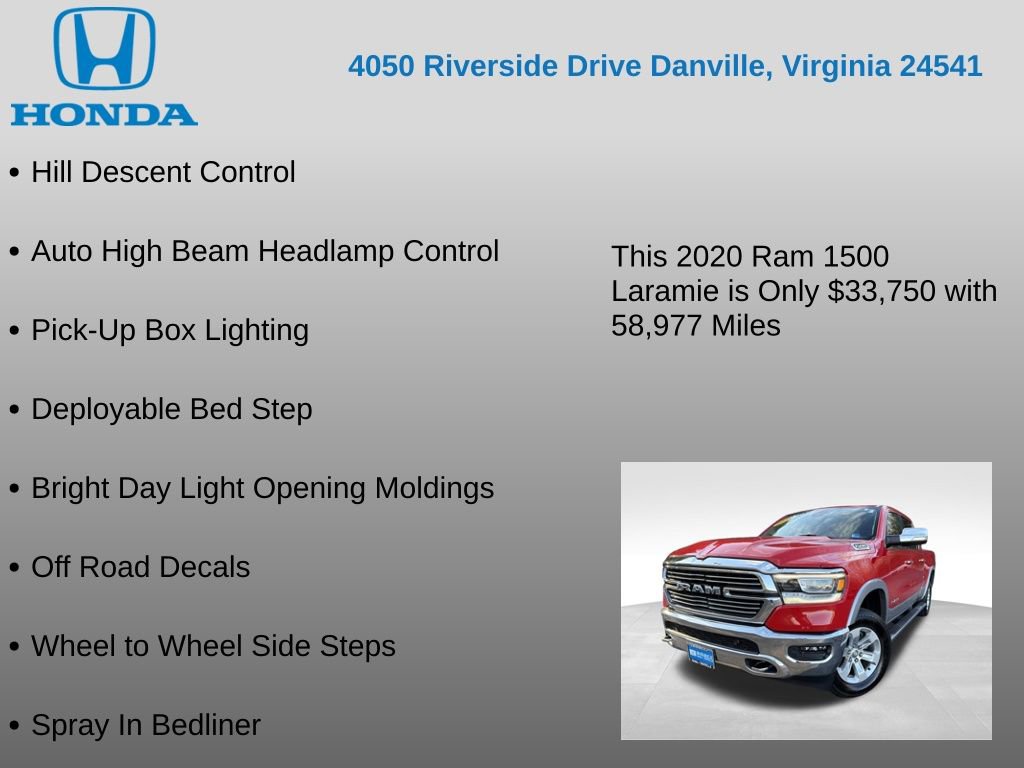 Used 2020 RAM 1500 Laramie image 32