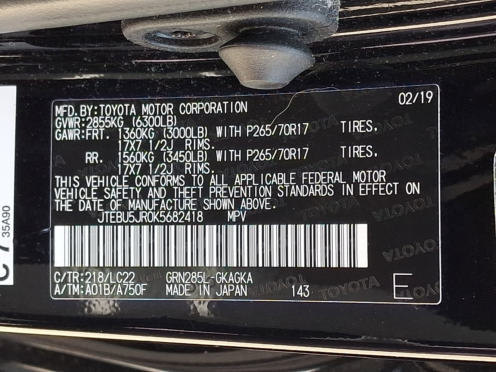 Used 2019 Toyota 4Runner TRD Off-Road Premium AWD/4WD image 27