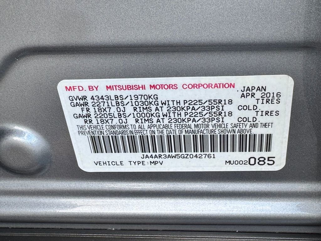 Used 2016 Mitsubishi Outlander Sport ES AWD/4WD image 31