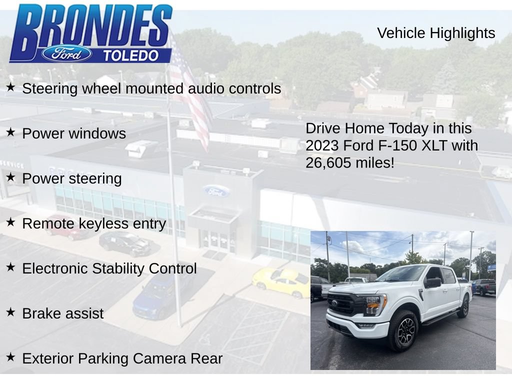 Used 2023 Ford F150 XLT w/ Equipment Group 302A High AWD/4WD image 32