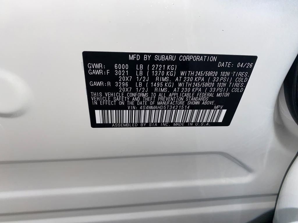 New 2026 Subaru Ascent Limited Bronze image 30