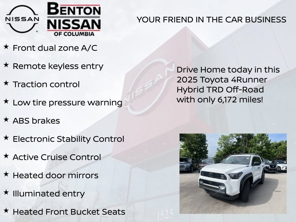 Used 2025 Toyota 4Runner TRD Off-Road AWD/4WD image 9