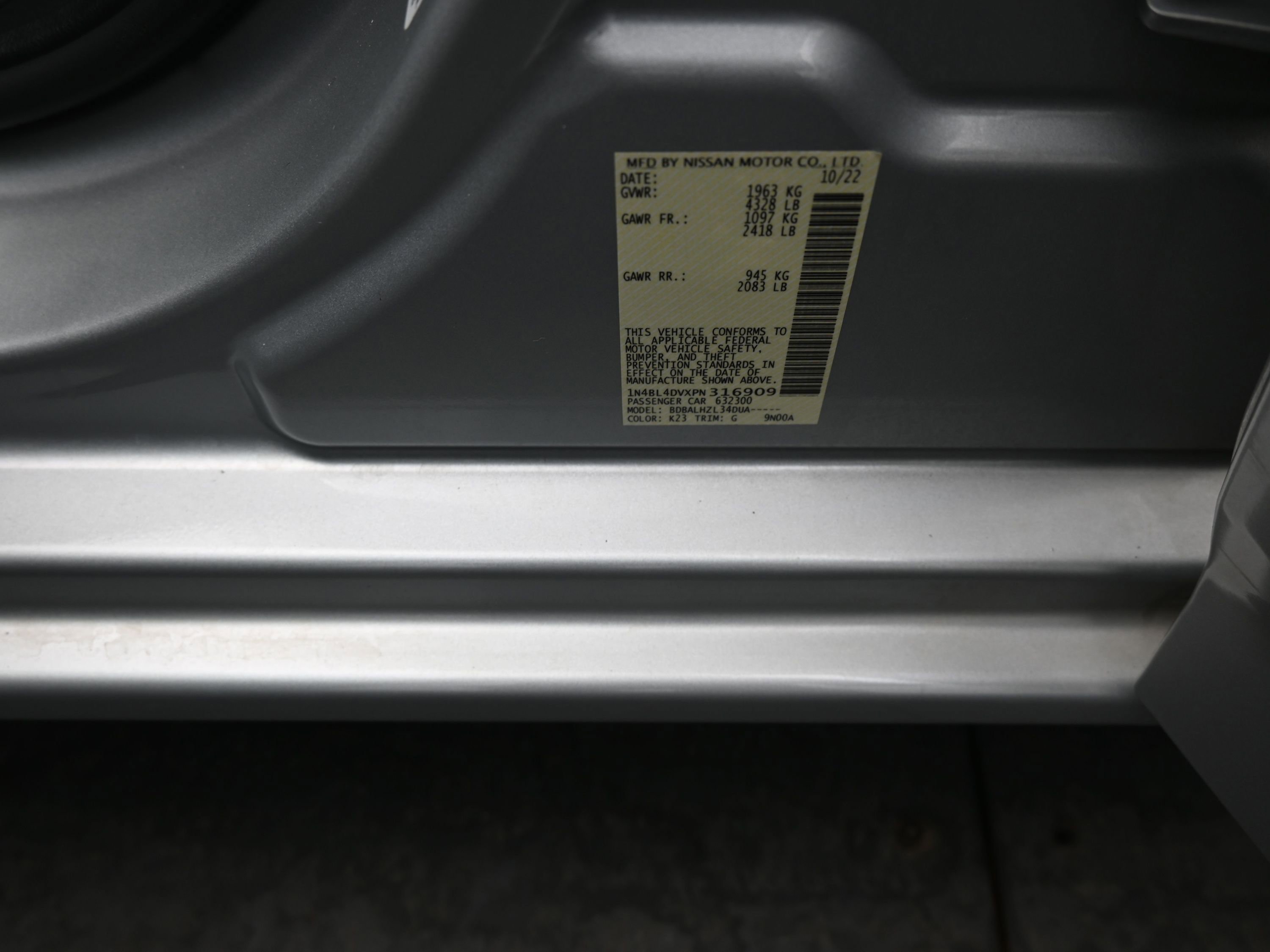 Used 2023 Nissan Altima 2.5 SV image 16