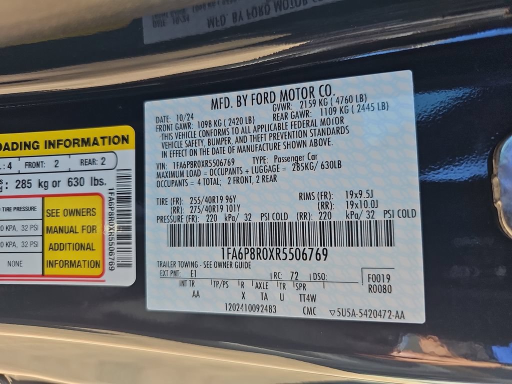 Used 2024 Ford Mustang Dark Horse RWD image 43