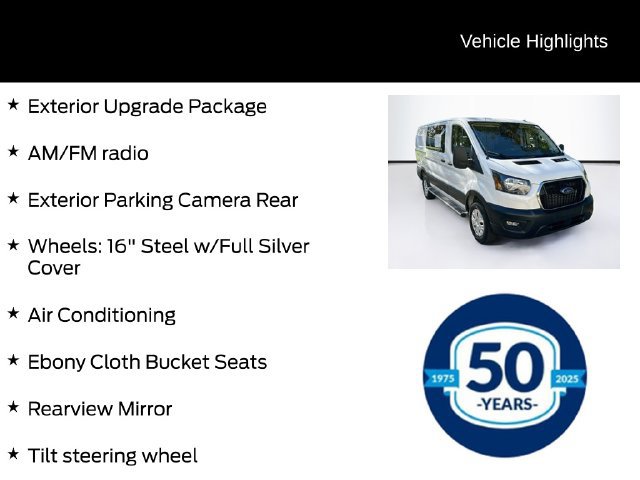 Certified 2025 Ford Transit 250 Low Roof w/ Exterior Upgrade Package RWD image 11