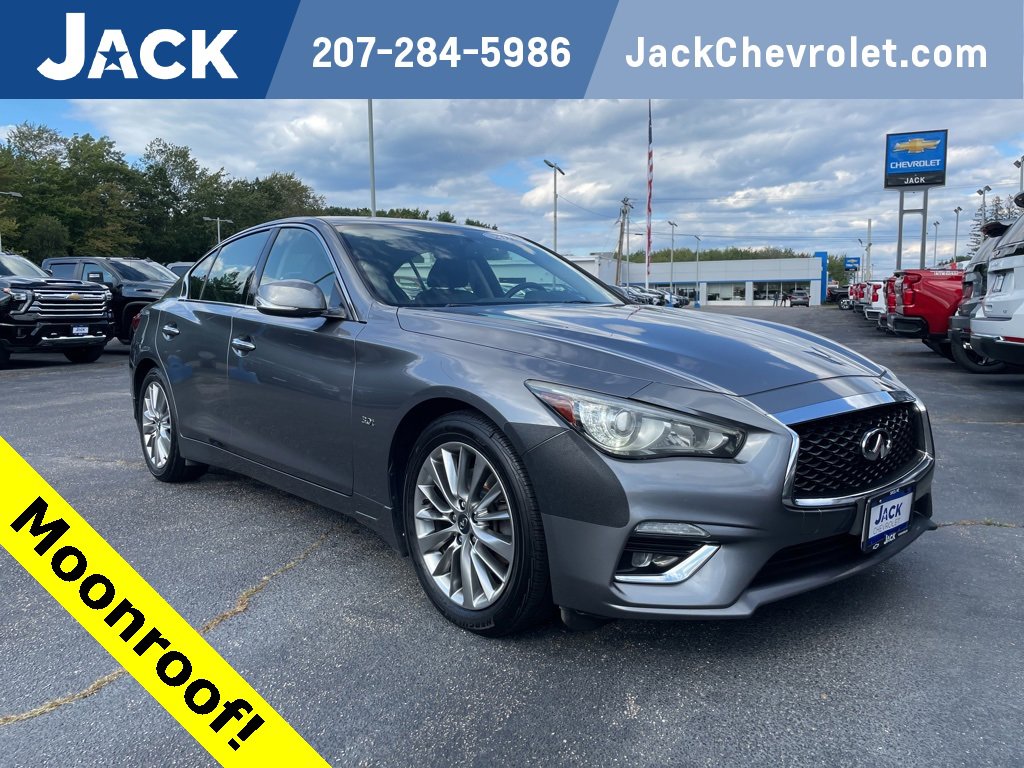 Used 2018 INFINITI Q50 Luxe w/ Essential Package (3.0T Luxe)