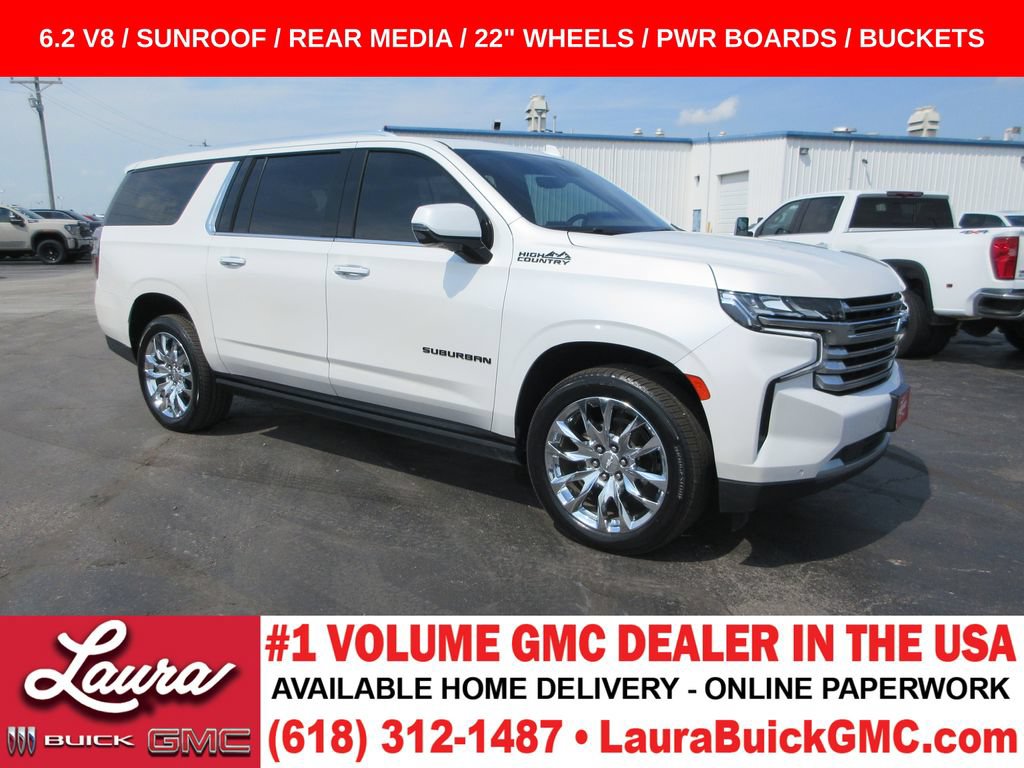 Used 2021 Chevrolet Suburban High Country w/ Premium Package 2
