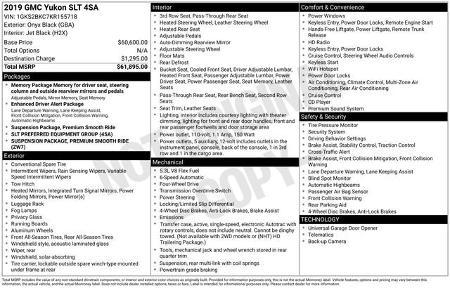 Used 2019 GMC Yukon SLT image 49