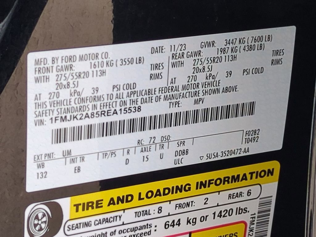 Used 2024 Ford Expedition Max Limited AWD/4WD image 40