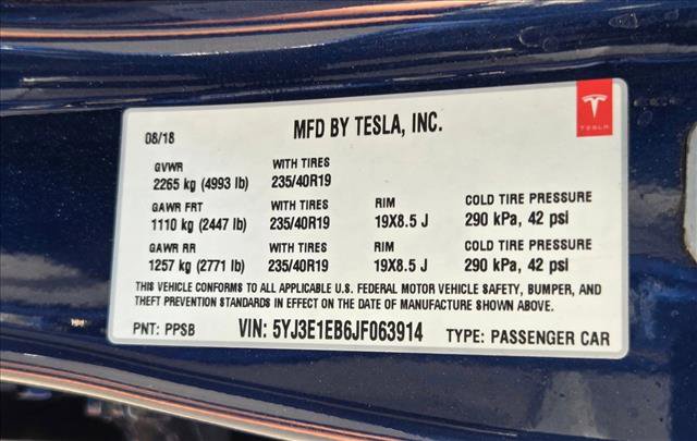 Used 2018 Tesla Model 3 Long Range AWD/4WD image 23
