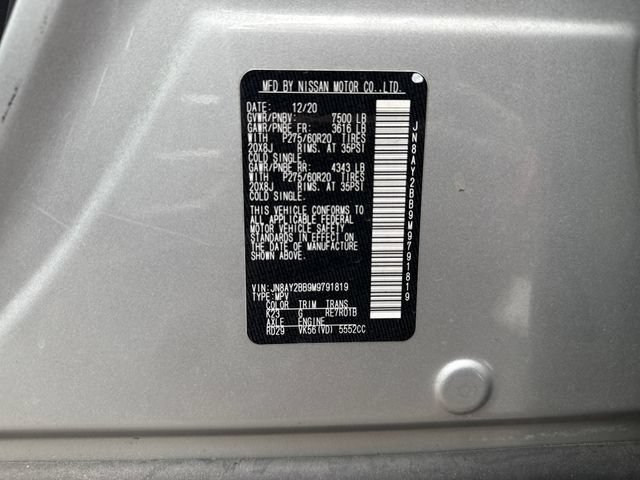 Used 2021 Nissan Armada SL w/ Captain's Chairs Package AWD/4WD image 17