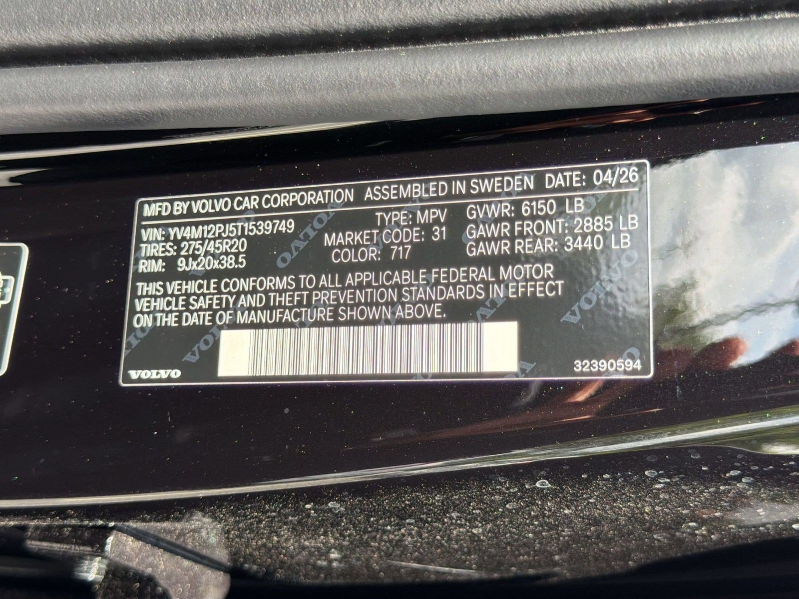 New 2026 Volvo XC90 B5 Core w/ Protection Package AWD/4WD image 25