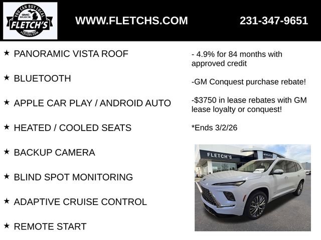 New 2026 Buick Enclave Avenir w/ Super Cruise Package image 2