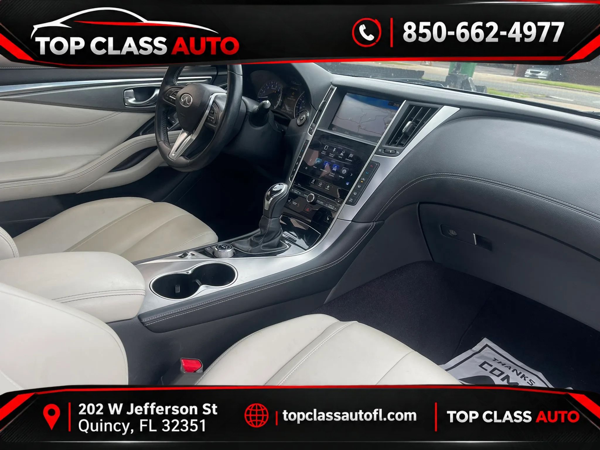 Used 2017 INFINITI Q60 3.0t w/ Premium Plus Package 3.0T RWD image 13