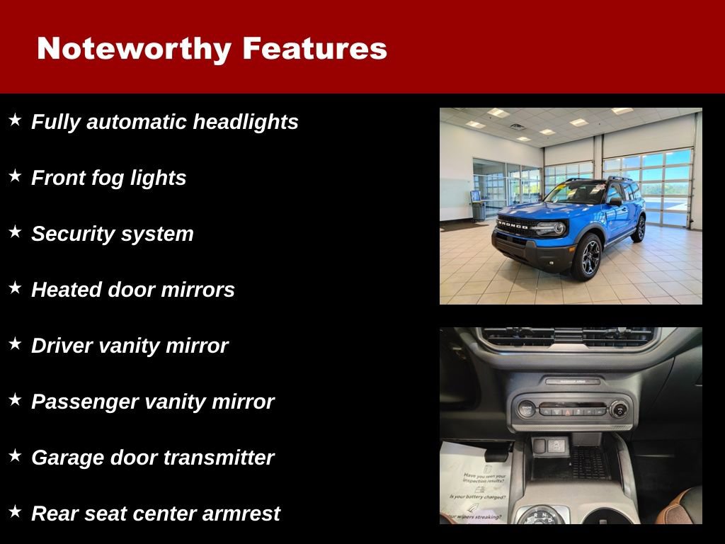 Used 2025 Ford Bronco Sport Outer Banks w/ Outer Banks Tech Package+ image 21