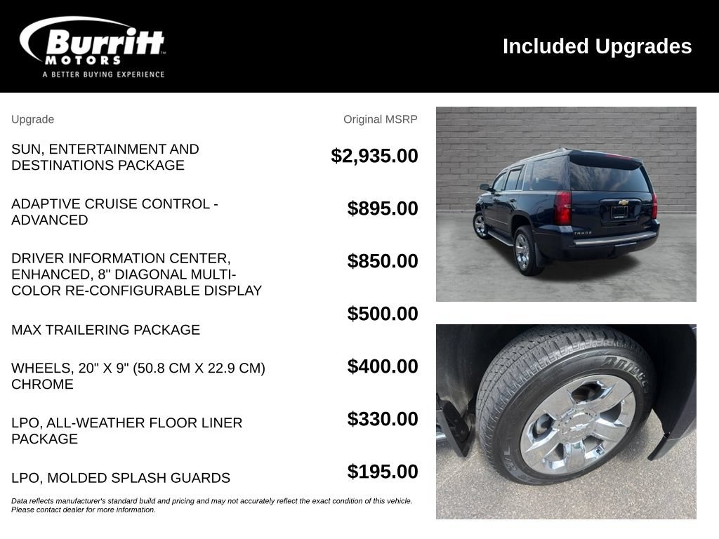 Used 2019 Chevrolet Tahoe Premier AWD/4WD image 3