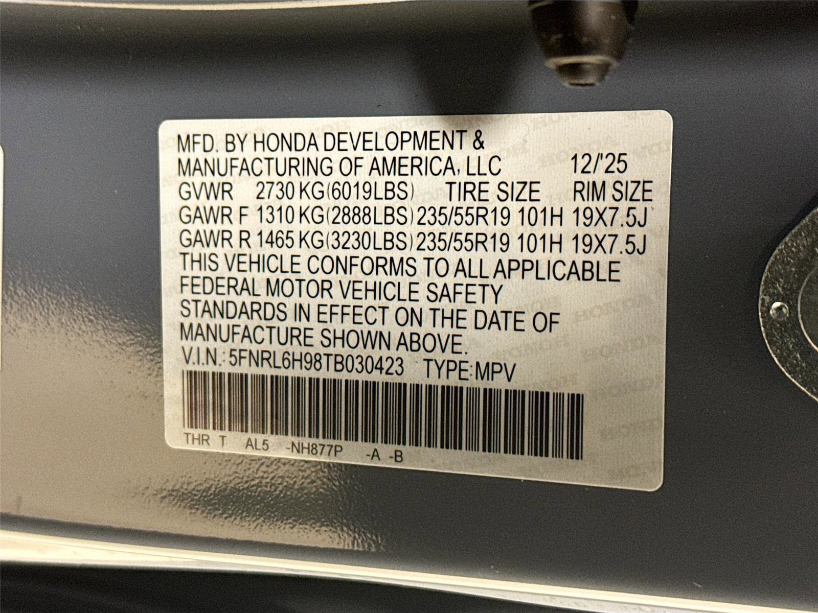 New 2026 Honda Odyssey Elite image 33