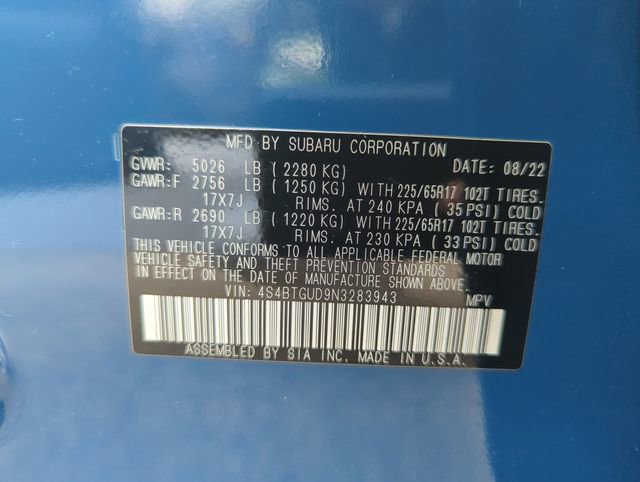 Used 2022 Subaru Outback Wilderness AWD/4WD image 36