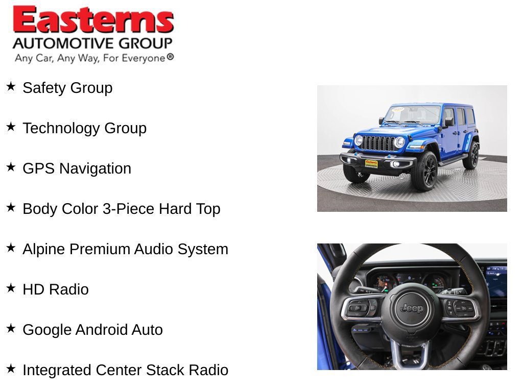 Used 2024 Jeep Wrangler Unlimited Sahara w/ Technology Group AWD/4WD image 11