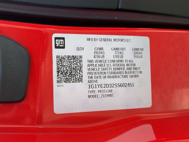 Used 2025 Chevrolet Corvette Z06 w/ Battery Protection Package image 35