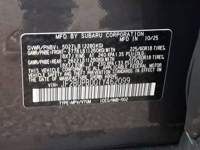 New 2026 Subaru Outback Premium image 24