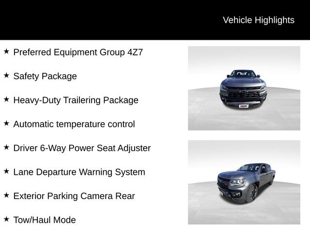 Certified 2021 Chevrolet Colorado Z71 w/ Safety Package AWD/4WD image 13