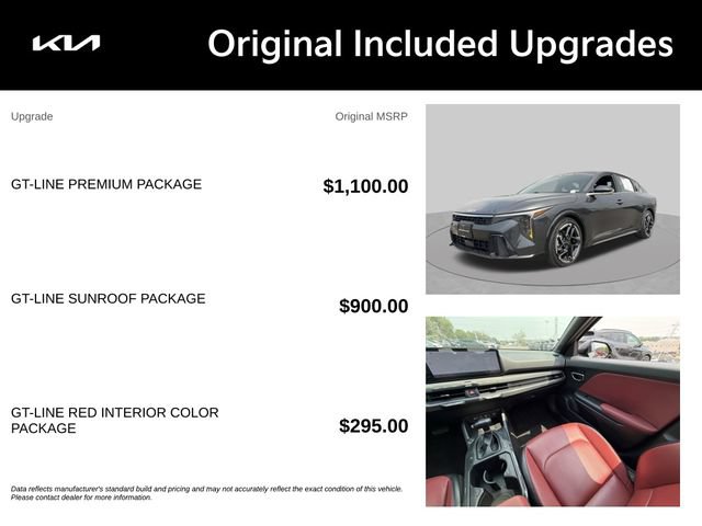 Certified 2025 Kia K4 GT-Line w/ GT-Line Premium Package FWD image 8